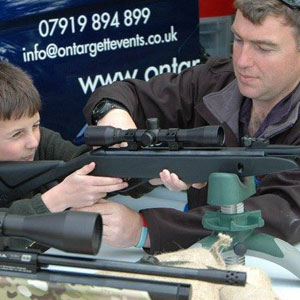 air rifle shooting hire