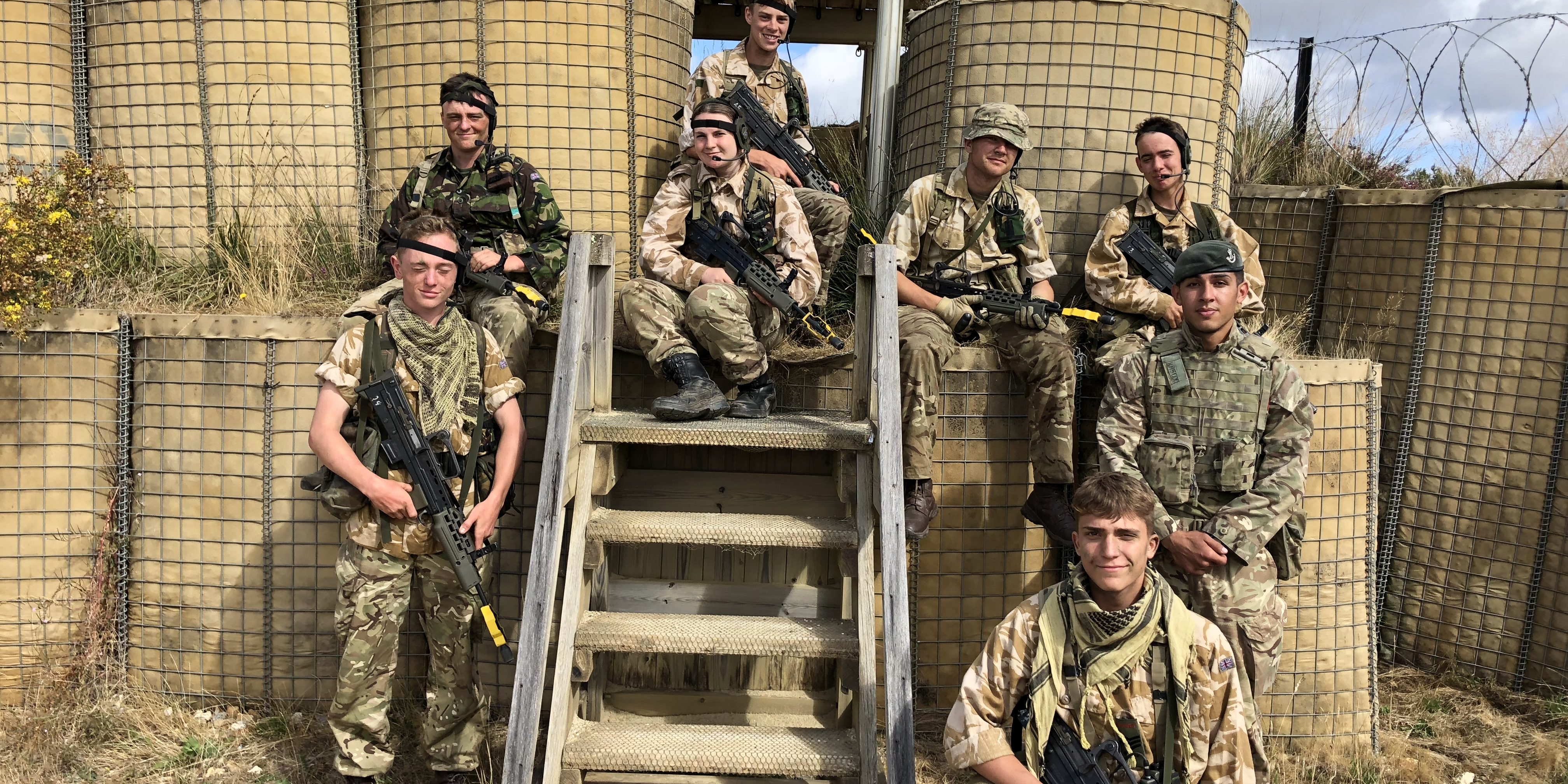 Volunteering with the Army Cadet Force